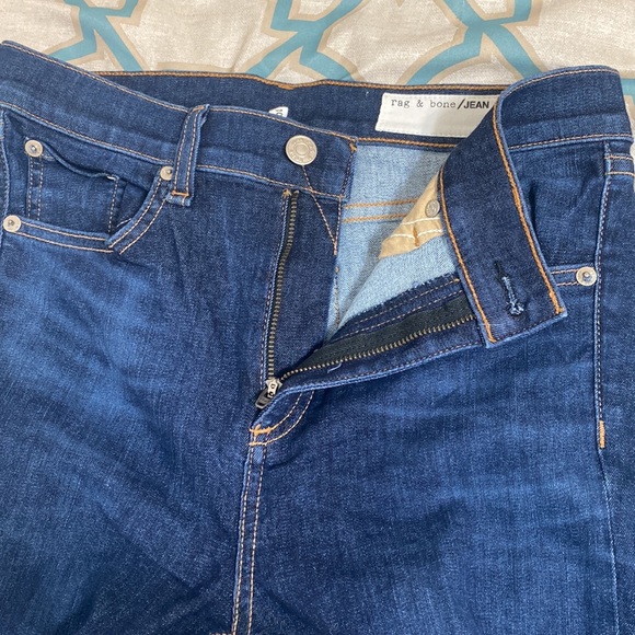 Rag and Bone 10 inch High Rise Ankle Skinny Jeans Size 27 - Picture 6 of 13